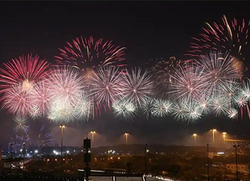 喀喇沁左翼蒙古族自治县焰火晚会